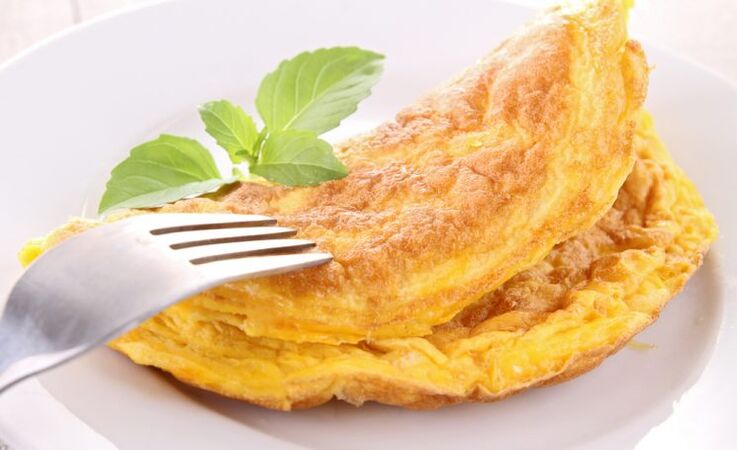 Chicken omelet - a permissible dietary dish for gout