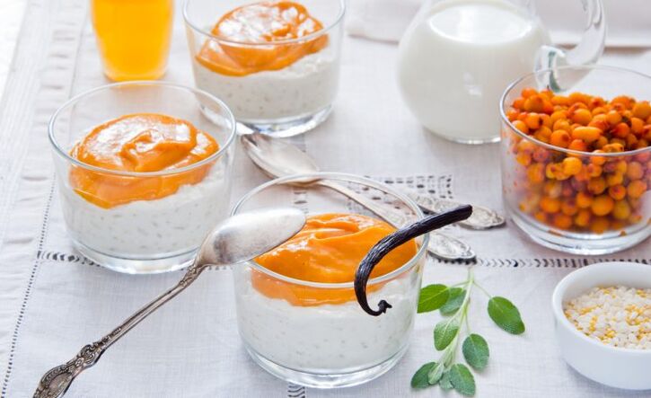 With the drop, you can treat yourself to a dessert of curd with fruit. 